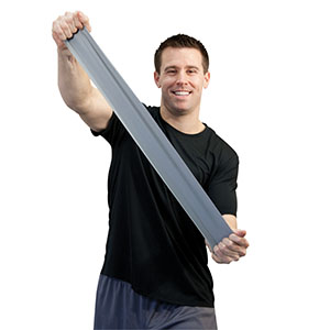 Fabrication Sup-R® Exercise Bands, XX-Heavy, Silver, 50 yds, No Latex