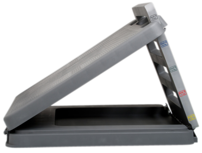 Fabrication Stretching & Balance Adjustable Ankle Incline Board, 4-Level, Plastic