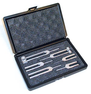 Fabrication Tuning Forks, Set with Case (6 Pieces)