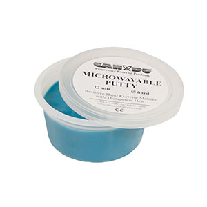 Fabrication Puttycise® Microwaveable Exercise Putty, Firm, Blue, 3 oz