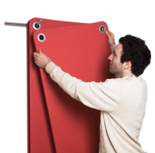 Fabrication Armasport Wall Mat Hanger, 10 Mats