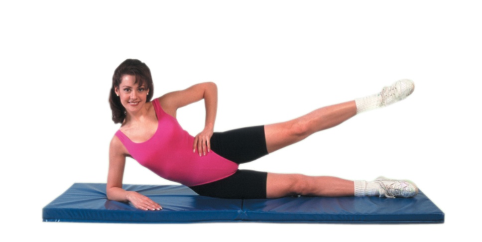 Fabrication Yoga Center Fold Individual Therapy Mat, Polyurethhane, 2 ft x 6 ft, 2"