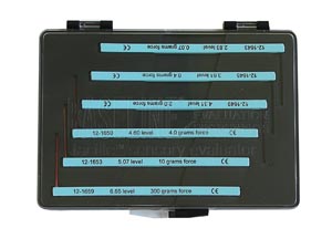 Fabrication Chiropractic, Baseline Tactile Monofilament Evaluator Foot Set, 6 Pieces