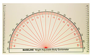 Fabrication Chiropractic, Baseline Adjustable Wall Goniometer