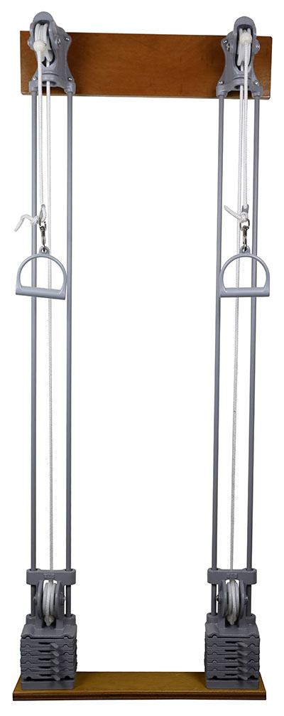 Fabrication Cando 22 lb Single Handle Dual Stack Chest Weight Pulley System