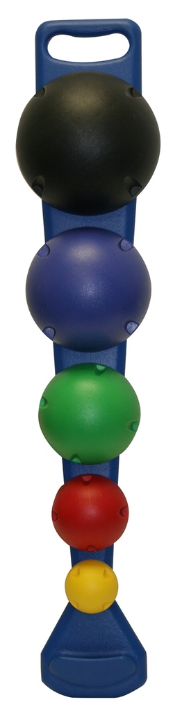 Fabrication CanDo MVP Balance System Ball Set w/ Rack, Assorted Color