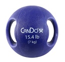 Fabrication CanDo 15.4 lb Molded Dual Handle Medicine Ball, Blue