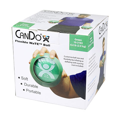 Fabrication CanDo WaTe 4.4 lb Hand-Held Weighted Ball, Green