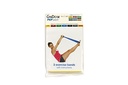Fabrication CanDo 4 ft Low Powder Easy Exercise Band w/ PEP Pack, Assorted Color, 3 Pieces/Pack