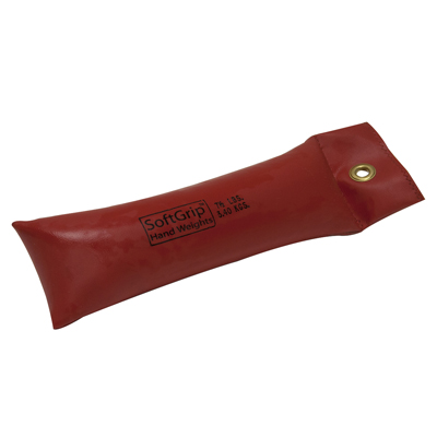 Fabrication CanDo Softgrip 7.5 lb Hand Weight, Red
