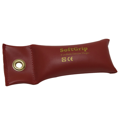 Fabrication CanDo Softgrip 1.5 lb Hand Weight, Red