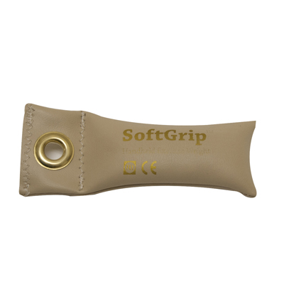 Fabrication CanDo Softgrip 0.5 lb Hand Weight, Tan