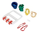 Fabrication CanDo Rubber-Band Hand Exerciser w/ Latex Bands, Assorted Color, 10/Case
