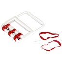 Fabrication CanDo Rubber-Band Hand Exerciser w/ Red Bands