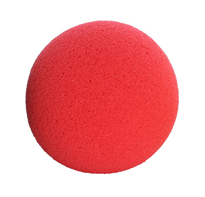 Fabrication CanDo 3 inch Memory Foam Easy Hand Squeeze Ball, Red