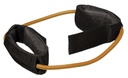 Fabrication CanDo 35 inch Low Powder XXX-Heavy Exercise Tubing w/ Cuff Exerciser, Gold