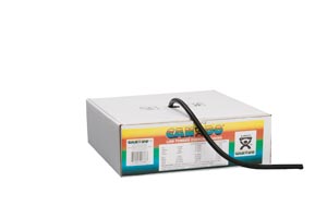 Fabrication Cando® Exercise Tubing, Black, X-Heavy, 100 ft Dispenser, Latex