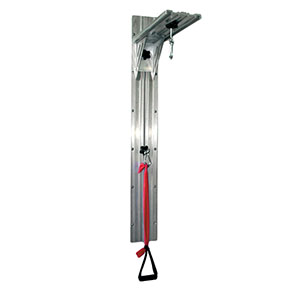 Fabrication Cando® Exercise Band/ Tubing Wall Pulley System, 3 ft Railing