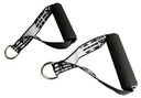 Fabrication CanDo Foam Exercise Band Handle w/ D-ring, 2/Pack