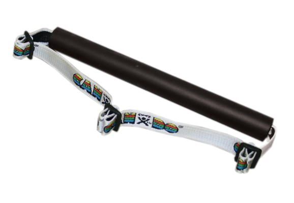 Fabrication CanDo 12 inch Foam Padded Adjustable Sports Handle for Exercise Band & Tubing