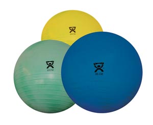 Fabrication Cando® Exercise Balls, Abs Inflatable Ball, Red, 75cm (29½")