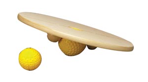 Fabrication Cando® Balance Board, Chango R4 Round Vestibular Board, 16" Dia