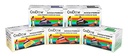 Fabrication CanDo AccuForce 6 yd Low Powder Exercise Band Rolls, Assorted Color, 5 Pieces/Pack