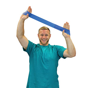 Fabrication Cando® Accuforce™ Band Loop, 10", Blue, Heavy, Latex