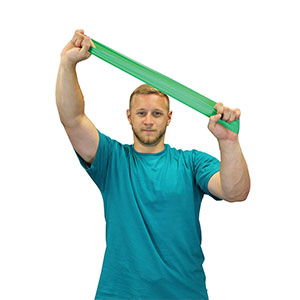 Fabrication Cando® Accuforce™ Band Loop, 10", Green, Medium, Latex