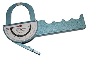 Fabrication Baseline Evaluation, Baseline Medical Skinfold Caliper with Case