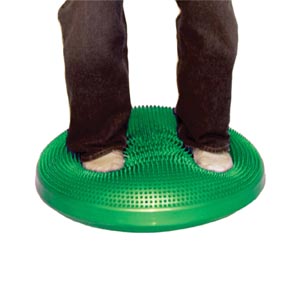 Fabrication Balance Pads Discs, Inflatable Vestibular Seating/ Standing Disk 60cm (23.6"), Green