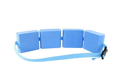 Fabrication Aquatic Therapy, Swim Belt with Adjustable Strap & 4 Floats, Blue