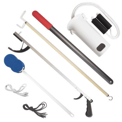 Kinsman Hip/ Knee Kit Includes: 32" Econo Reacher, Sock Aid, 24" Stainless Shoehorn
