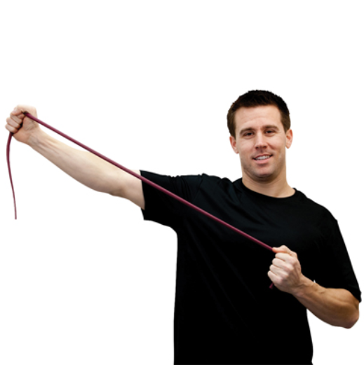 Fabrication Val-U-Tubing Latex Free Exercise Tubing, Plum, Level 5, 100 ft Dispnsr Box, 1/bx