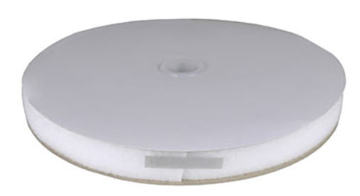 Fabrication Velcro 1" Loop, 25 yds, White