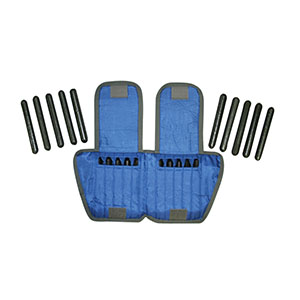 Fabrication Cando Adjustable Ankle Weight, 10 lb, Blue, Pair