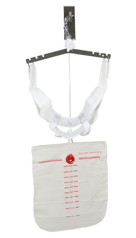 Fabrication Cervical & Lumbar Traction Devices, Overdoor Cervical Traction w/ Velcro Head Halter