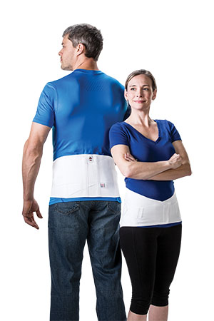 Core Products Crisscross Lumbosacral Support Belt, Dual Pull White, Small (28" - 32")