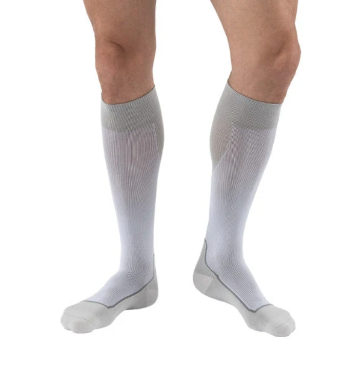 BSN Medical/Jobst Sport Knee High 20-30 mmHg, Whitk/Grey, Med