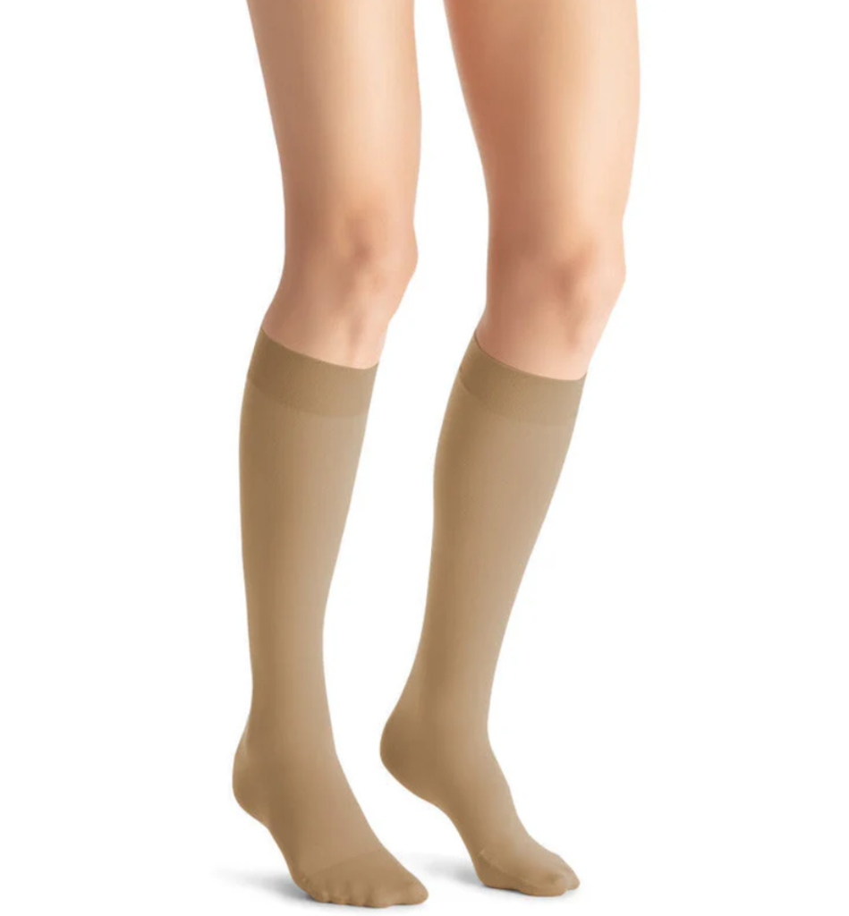 BSN Medical/Jobst Opaque Knee High, 20-30 mmHg, Natural, Lg, Full Calf
