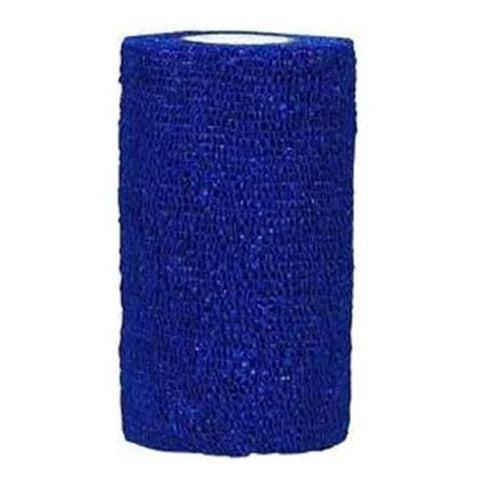 Andover Coflex 3 inch x 5 Yd. Cohesive Self-Adherent Wrap Bandage, Blue, 24/Case