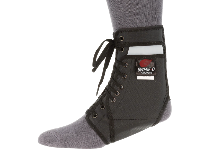 Swede-O Ankle Lok Ankle Braces/Support, Standard Tongue without Stabilizers, X-Large, Black