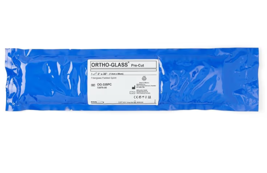 BSN Medical Ortho-Glass Pre-Cut Splints, 3" x 35", 5/bx