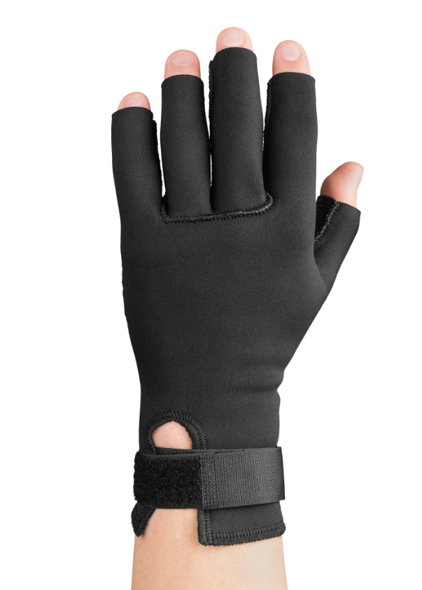 Swede-O Thermal w/MVT2 Carpal Tunnel Glove, Wrist Support, Small, Left, Black