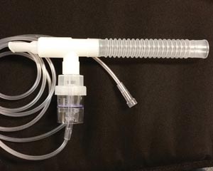 Med-Tech Nebulizer, Hand-Held, T-mouthpiece, w/ 22mm connector, 7 ft Star Tubing