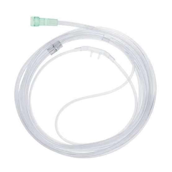 Accutron Pediatric Oxygen Cannula, 7ft tubing, Curved Tip, LF