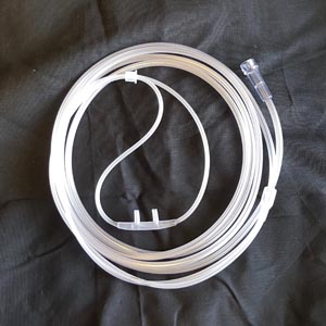 Med-Tech Nasal Oxygen Cannula, Pediatric, Non-Flared, Straight Tip, 7' Star Tubing