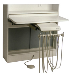 Beaverstate 3 Handpiece Rear-Delivery Slide-Out Mount Unit (Includes Vacuum Canister)