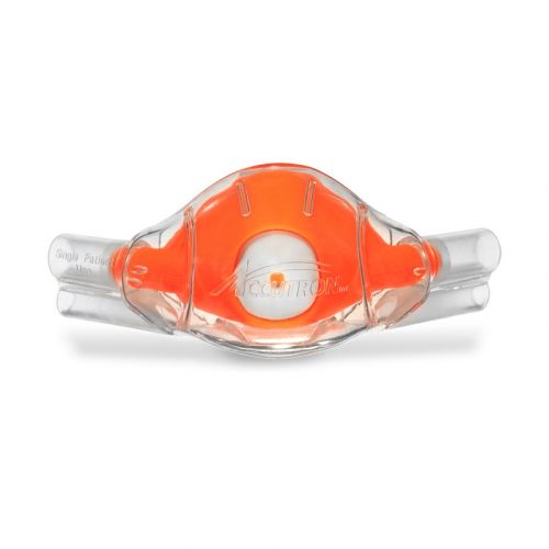 Accutron Clearview Classic Nasal Mask, Pedo, Outlaw Orange, Single-Use, Disposable
