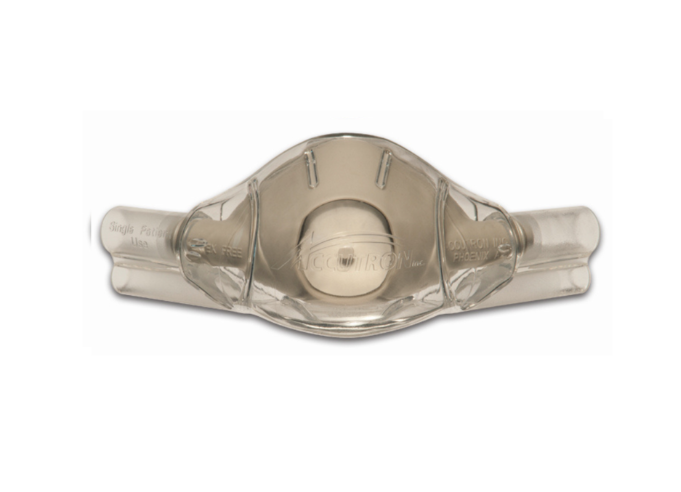 Accutron Clearview Classic Nasal Mask, Large Adult, Unscented, Grey, Single-Use, Disposable